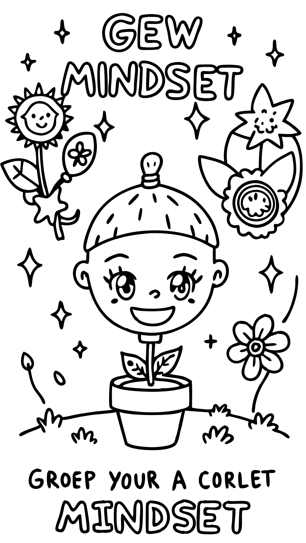 growth mindset coloring pages